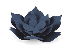 Χάρτινα Συναρμολογούμενα Λουλούδια Μπλε 3τεμ.
