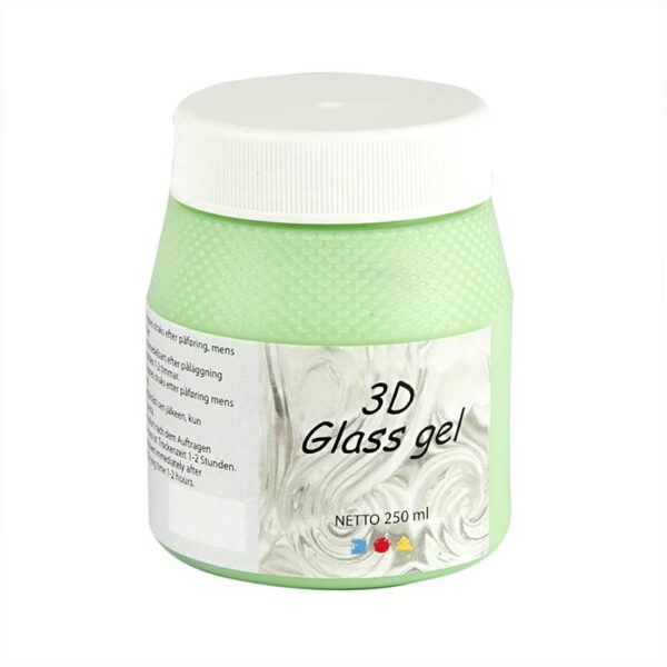 Τζελ Γυαλιού, 3D Glass Gel Εκρού 250 ml