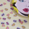 Table Confetti Pop Art Superhero Party