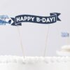 Banner Happy Birthday για τούρτα Little Plane 1τεμ.