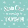 Χαρτοπετσέτες Φαγητού Santa is Coming Aqua 33x33cm 20τεμ.