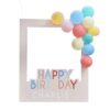 Colorful Photo Booth Frame "Happy Birthday"!