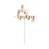 Oh Baby Cake Topper Ροζ Gold, 25εκ.