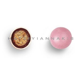 Χατζηγιαννάκης Κουφέτα Crispy Λαμπερό Ροζ Περλέ, 3Kg