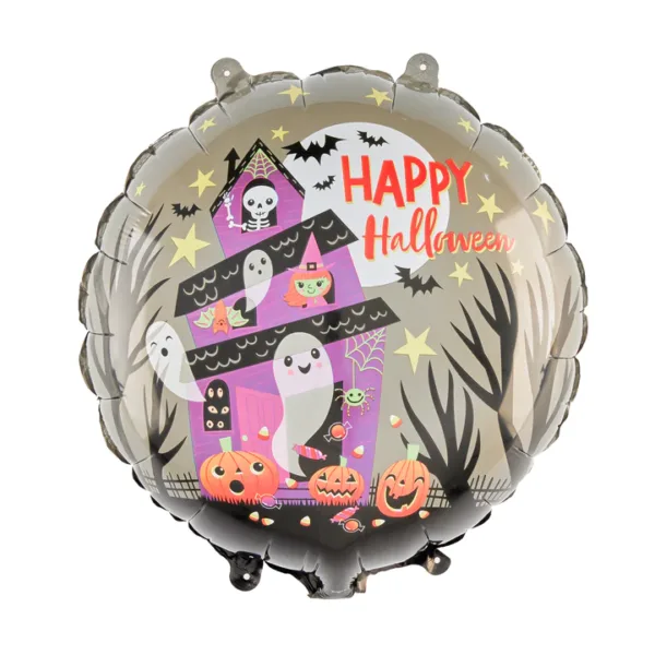 Happy Halloween Foil Μπαλόνι Halloween! Διάσταση: 45 εκ. Συσκευασία: 1 τεμ. Περιέχει καλαμάκι για να φουσκώσετε το μπαλόνι με απλό αέρα! Τα μπαλόνια δεν στέλνονται φουσκωμένα! Υπάρχει η δυνατότητα φουσκώματος με ήλιον κατόπιν συνεννόησης και παραλαβής από το κατάστημα. Επικοινωνήστε μαζί μας να σας ενημερώσουμε για το κόστος! Είδη Πάρτυ - Craftbox.gr