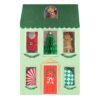 Χριστουγεννιάτικο Cupcake Kit Festive House, Meri Meri! Σετ για cupcakes με χριστουγεννιάτικα στοιχεία. Ετοιμαστείτε για το χριστουγεννιάτικο πάρτι σας και στολίστε τα cupcakes σας ,αλλά και οποιαδήποτε άλλη λιχουδιά, με αυτό το υπέροχο σετ. Ολοκληρώστε τη διακόσμηση με πιάτα, χαρτοπετσέτες, ποτήρια, διακοσμητικά κ.ά. του ιδίου θέματος. Αποτελεί, φυσικά, ιδανικό δωράκι για όσους λατρεύουν να δημιουργούν γιορτινά εδέσματα! Πρωτότυπη συσκευασία γιορτινό σπιτάκι, κατασκευασμένη από βιώσιμο χαρτί F