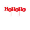 Χριστουγεννιάτικο Cake Topper Plexiglass Κόκκινο Ho Ho Ho! Διακοσμήστε εύκολα και φανταστικά την τούρτα, το cake, τη βασιλόπιτα κλπ τώρα τις γιορτές!!!