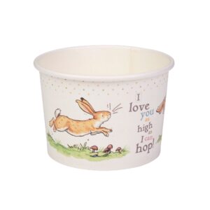 Χάρτινο Μπωλ Παγωτού ή Ζαχαρωτών Guess How Much I Love You 8 τεμ.
