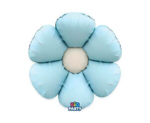 Μπαλόνι Foil Σχήμα Μαργαρίτα Σιέλ, 66 x 78 εκ