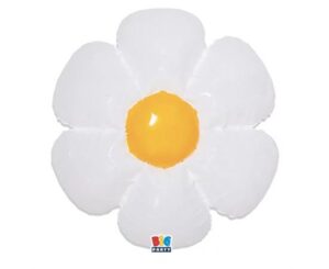 Μπαλόνι Foil Σχήμα Μαργαρίτα Λευκό, 66 x 78 εκ
