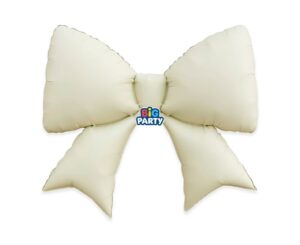 Μπαλόνι Foil Σχήμα Μεγάλος Φιόγκος Ιβουάρ, 98 x 75 εκ - Giant Bow