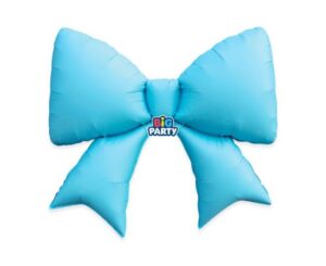 Μπαλόνι Foil Σχήμα Μεγάλος Φιόγκος Σιέλ, 98 x 75 εκ Giant Bow