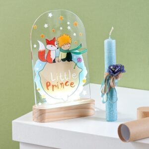 Πασχαλινή Λαμπάδα Σετ Δώρου με Led Μικρός Πρίγκιπας, 2 τεμ