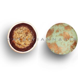 Χατζηγιαννάκης Κουφέτα Crispy Twist Γεύση Bueno Πιτσιλωτό Βεραμάν Χάλκινο Μεταλλιζέ, 700γρ.